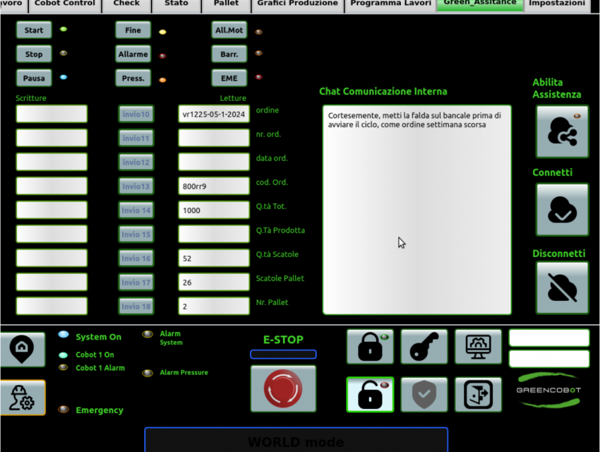 Software Pallettizzatore